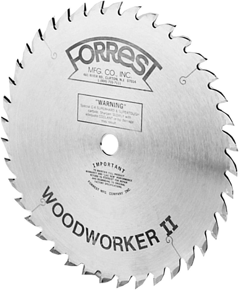 Forrest WW10407125 Woodworker II 10-Inch 40-Tooth ATB General Purpose Saw Blade
